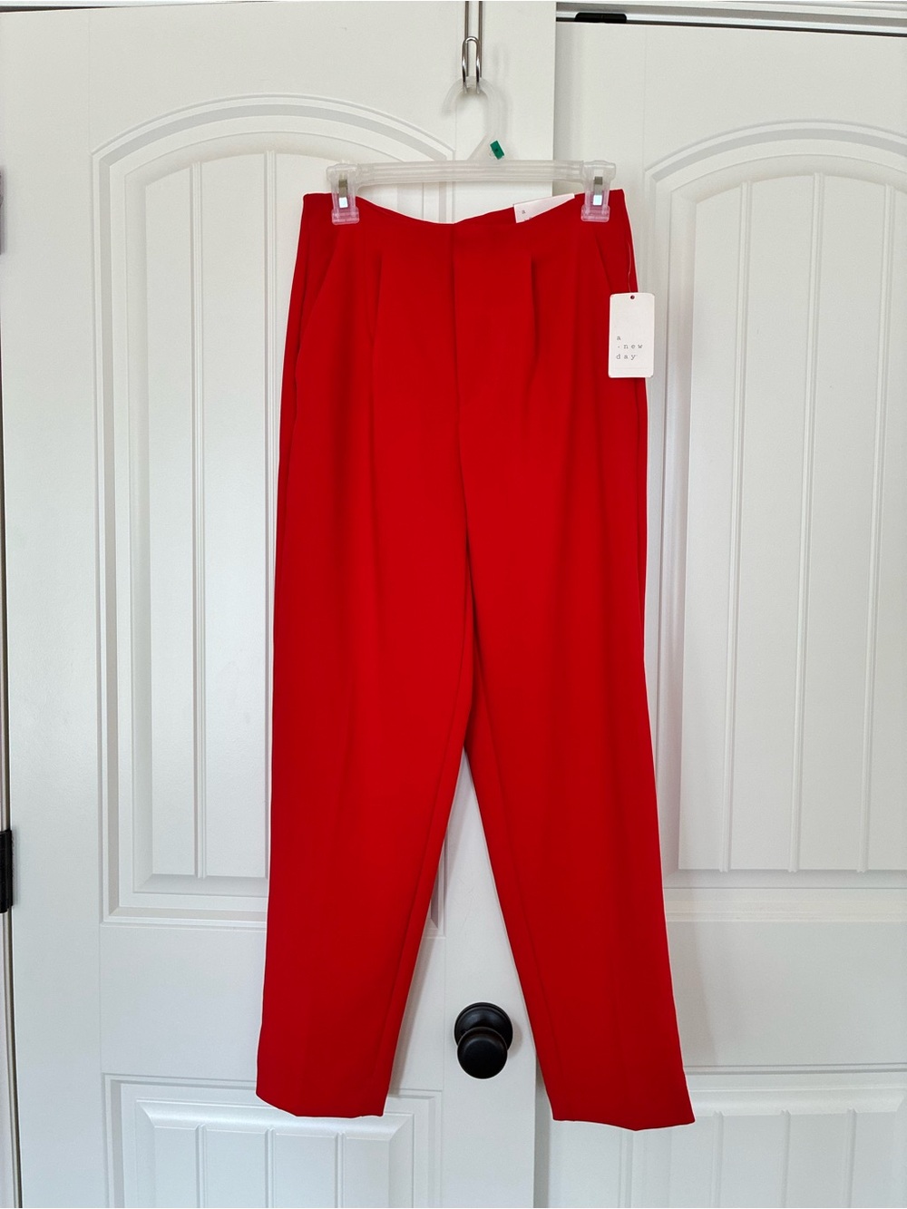 a new day Red Tailored Women's Dress Pants size 2